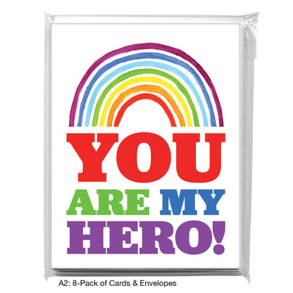 You Are My Hero, Greeting Card (8476), A2 8-Pack, printedcanvas.com