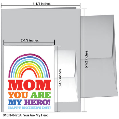You Are My Hero, Greeting Card (8476A), Enclosure, printedcanvas.com