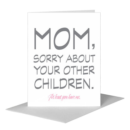 Mom, Greeting Card (#8477B) A2 Card Front, www.printedcanvas.com
