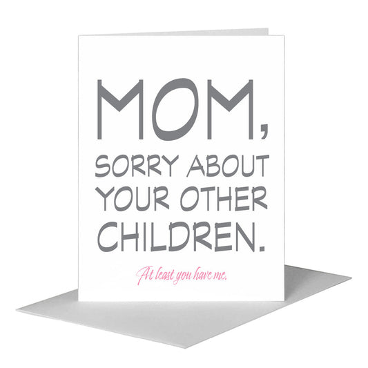 Mom, Greeting Card (#8477B) A2 Card Front, www.printedcanvas.com