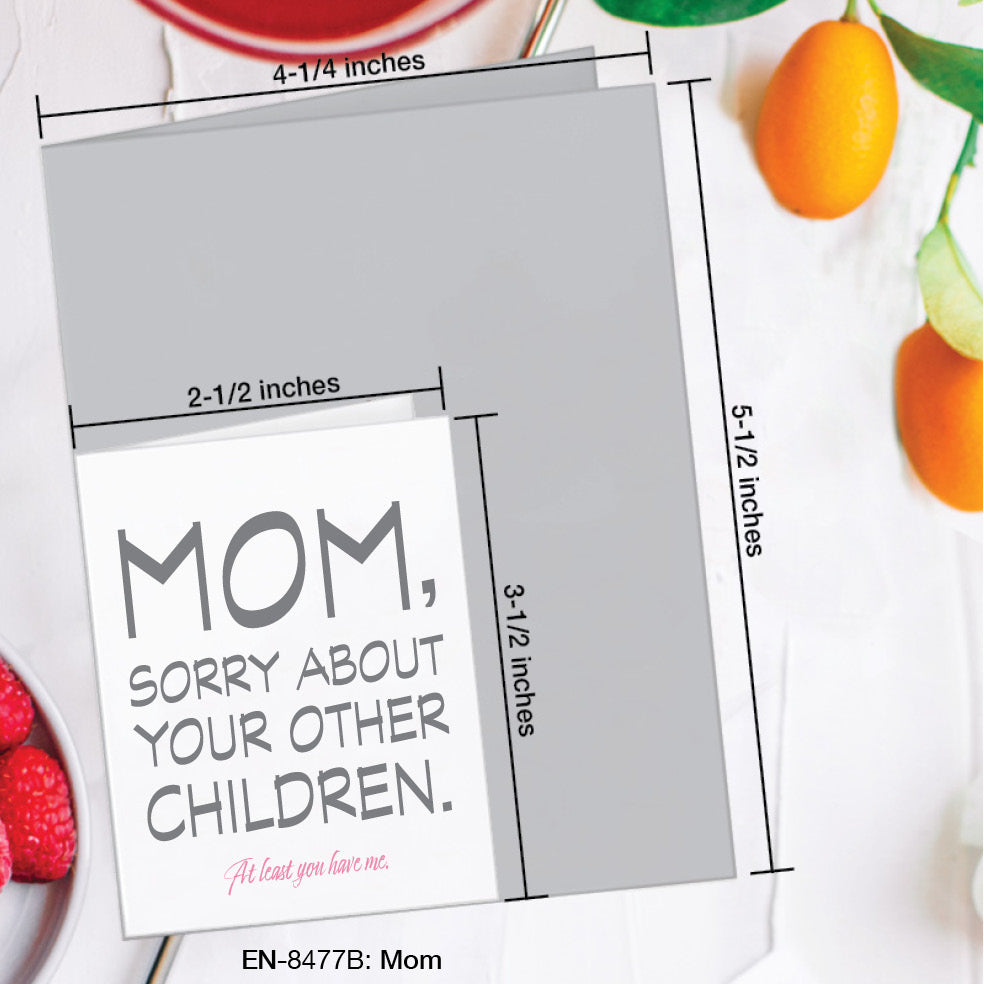 Mom, Greeting Card (8477B), Enclosure, www.printedcanvas.com