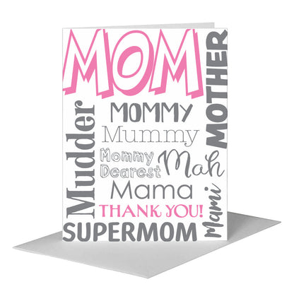 Mom, Greeting Card (#8477E), A2 Card Front, www.printedcanvas.com