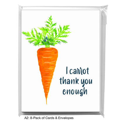 Carrot, Greeting Card (8478A)