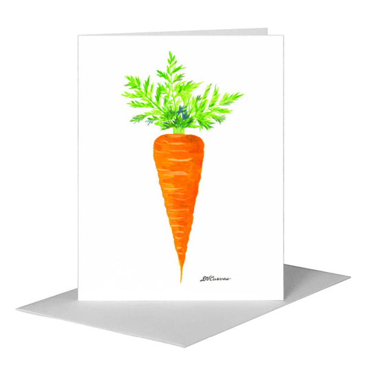 Carrot, Greeting Card (#8478B) A2 Card Front, www.printedcanvas.com