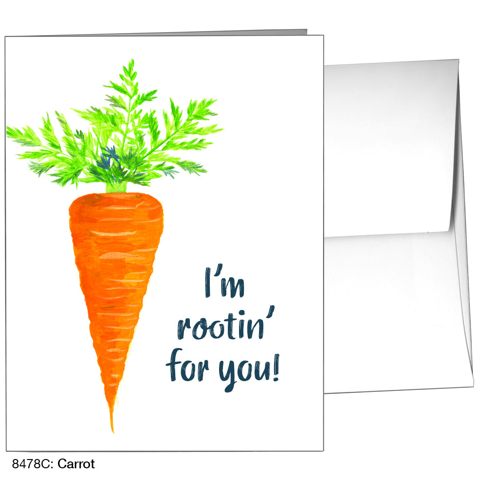 Carrot, Greeting Card (8478C)