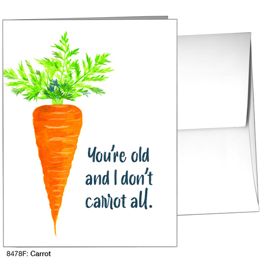 Carrot, Greeting Card (8478F)