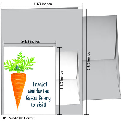 Carrot, Greeting Card (8478H)
