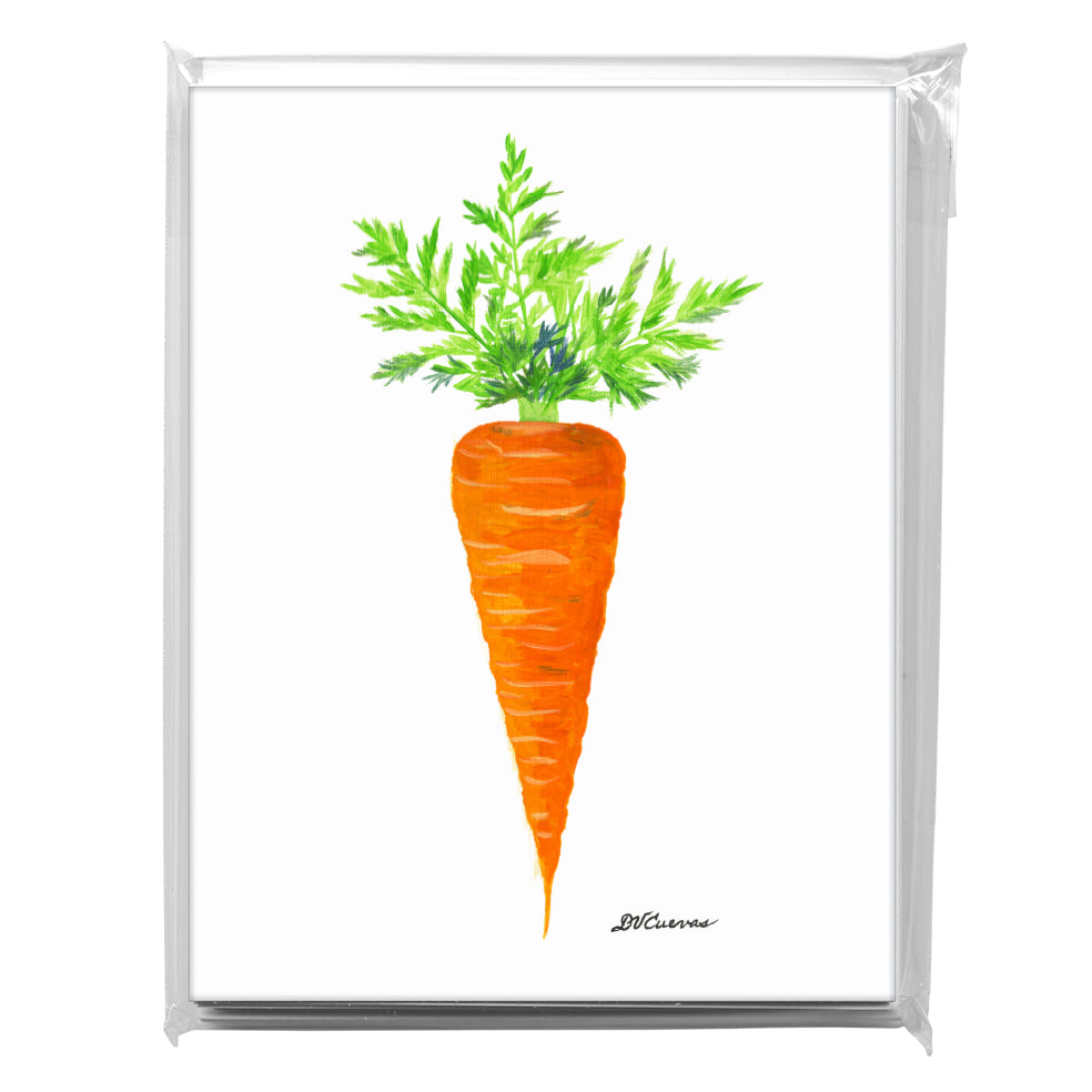 Carrot, Greeting Card (8478B), A2 Card 8-Pack, www.printedcanvas.com