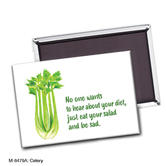Celery, Magnet (M-8479A), front, printedcanvas.com