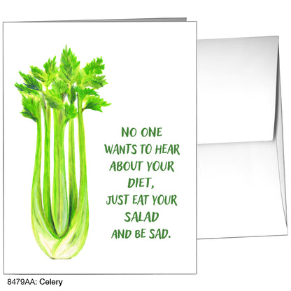 Celery, Greeting Card (8479AA)