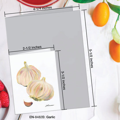 Garlic, Greeting Card (#8482B)