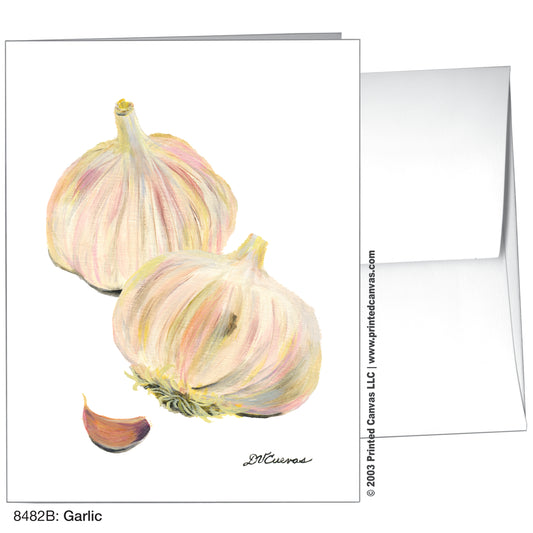 Two Peony Stems, Greeting Card (#7821C)
