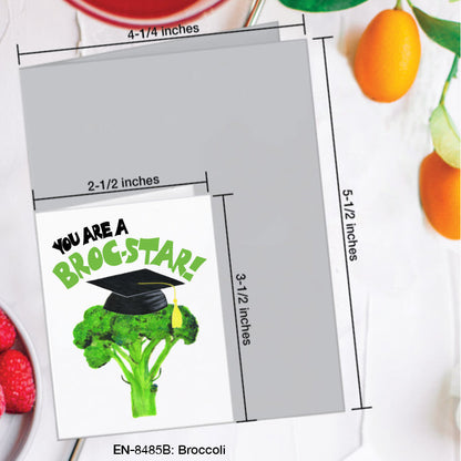 Broccoli, Greeting Card (#8485B)