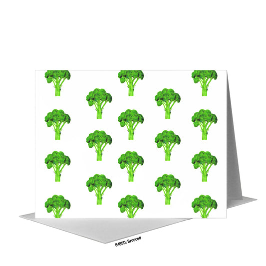 Broccoli, Greeting Card (#8485D)