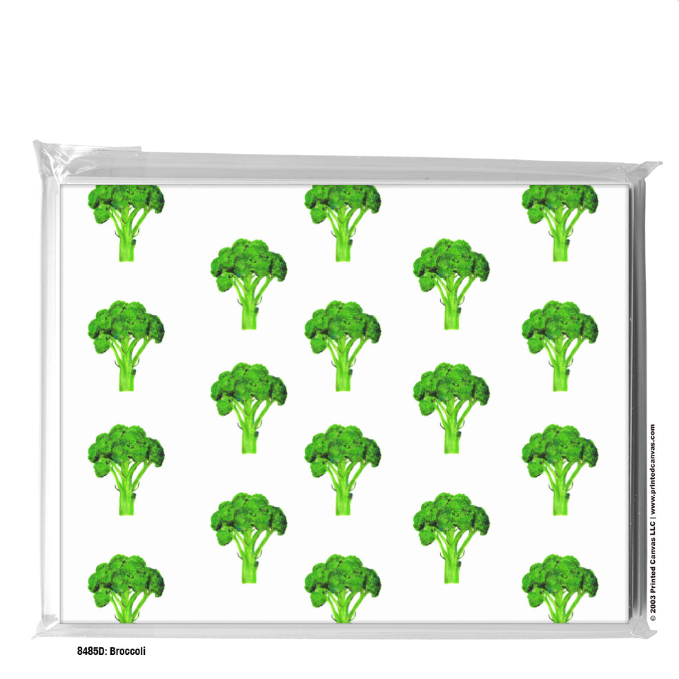 Broccoli, Greeting Card (#8485D)