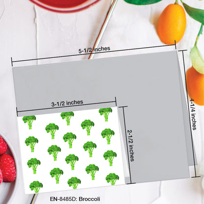 Broccoli, Greeting Card (#8485D)