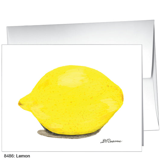 Lemon, Greeting Card (#8486A), A2 Card Front, www.printedcanvas.com