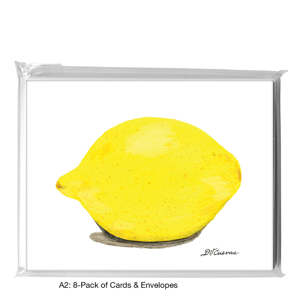 Lemon, Greeting Card (8486), A2 8-Pack, printedcanvas.com