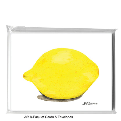 Lemon, Greeting Card (8486), A2 8-Pack, printedcanvas.com