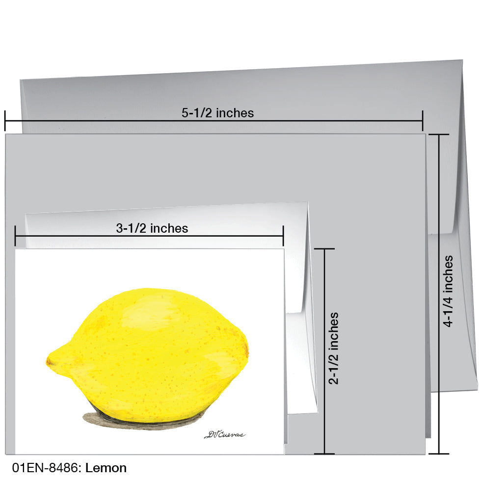 Lemon, Greeting Card (8486), Enclosure, printedcanvas.com