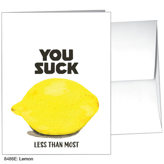 Lemon, Greeting Card (8486E), A2, printedcanvas.com