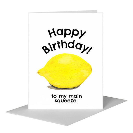 Lemon, Greeting Card (#8486KA) A2 Card Front, www.printedcanvas.com