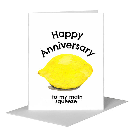 Lemon, Greeting Card (#8486QA) A2 Card Front, www.printedcanvas.com