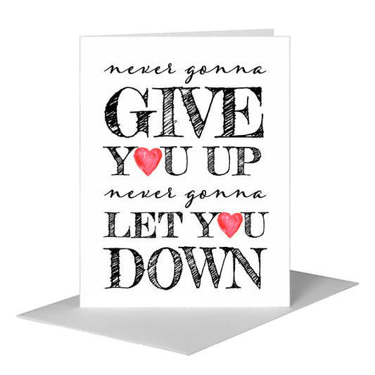 You're Still the One, Greeting Card (#8489A) A2 Card Front, www.printedcanvas.com