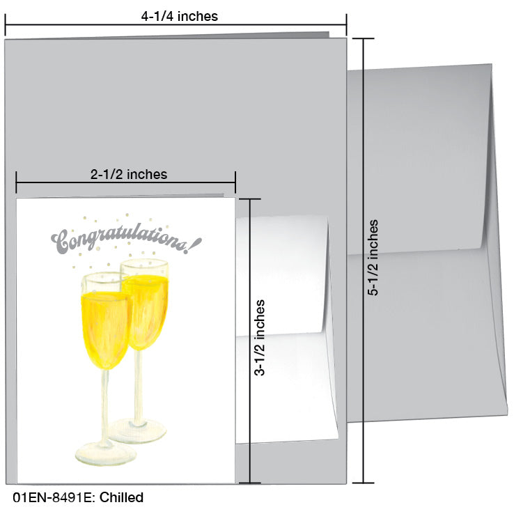 Chilled, Greeting Card (8491E), Enclosure Card, www.printedcanvas.com