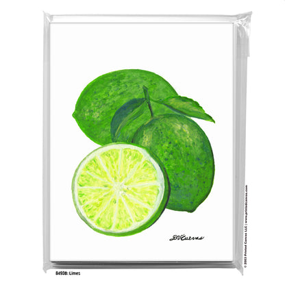 Limes, Greeting Card (#8493B)