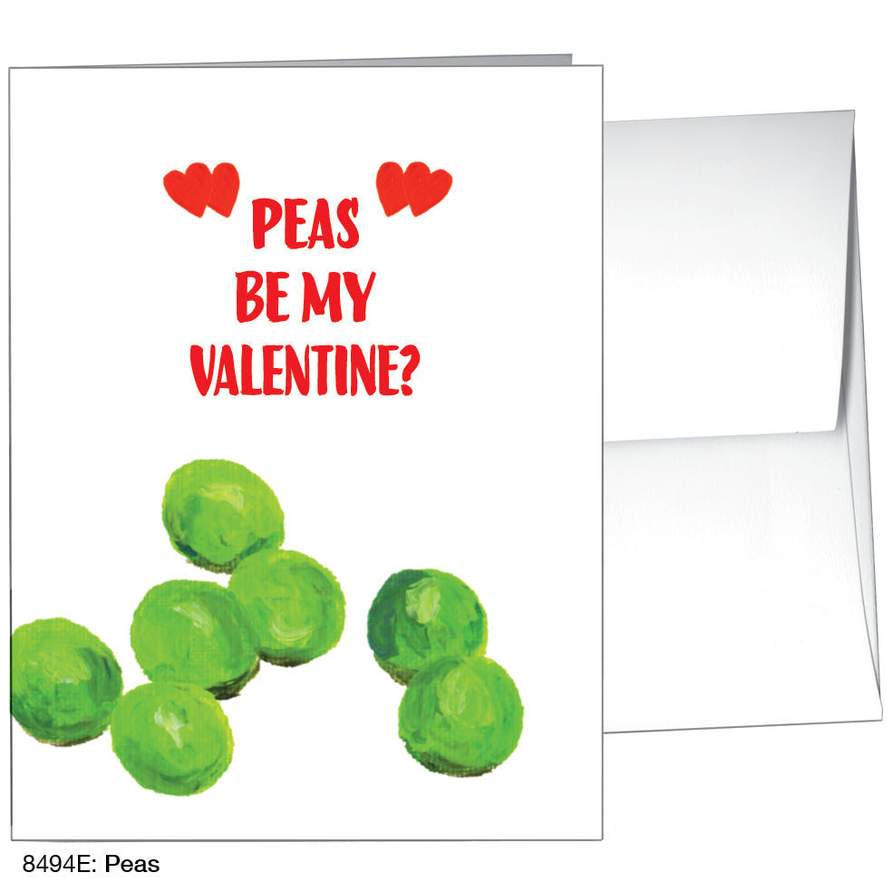Peas, Greeting Card (8494E), A2, printedcanvas.com