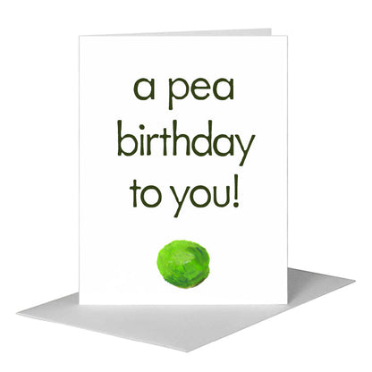 Peas, Greeting Card (#8494M), A2 Card Front, www.printedcanvas.com