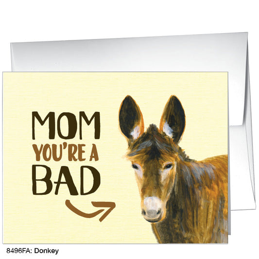 Donkey, Greeting Card (8496FA)