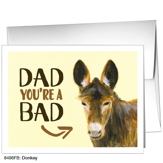 Donkey, Greeting Card (8496FB)