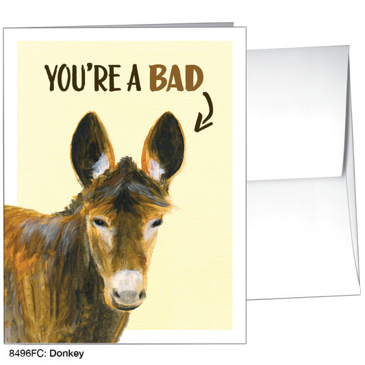 Donkey, Greeting Card (8496FC), A2, printedcanvas.com