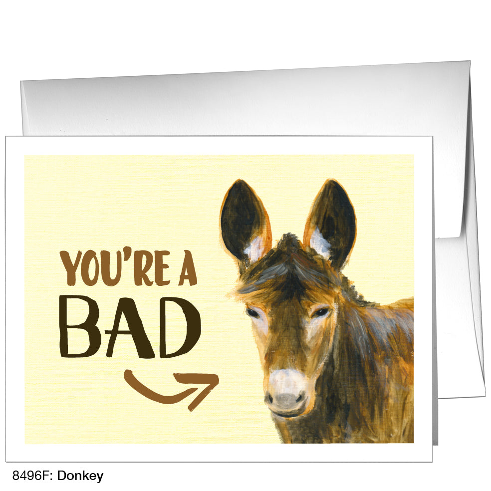 Donkey, Greeting Card (8496F)