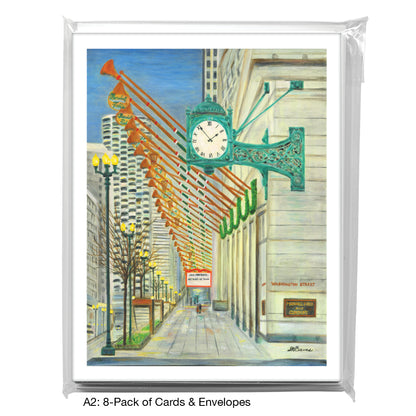 State Street, Chicago, Greeting Card (8503)