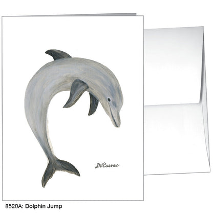 Dolphin Jump, Greeting Card (8520A), A2 Card, printedcanvas.com