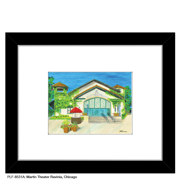 Martin Theater Ravinia, Chicago, Print (#8531A)