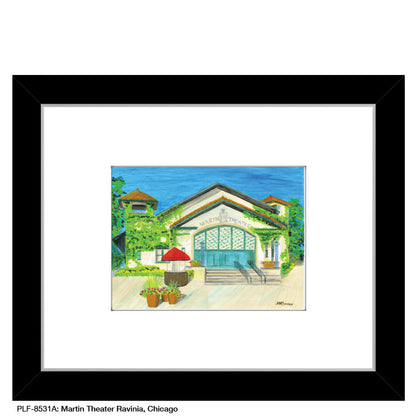 Martin Theater Ravinia, Chicago, Print (#8531A)