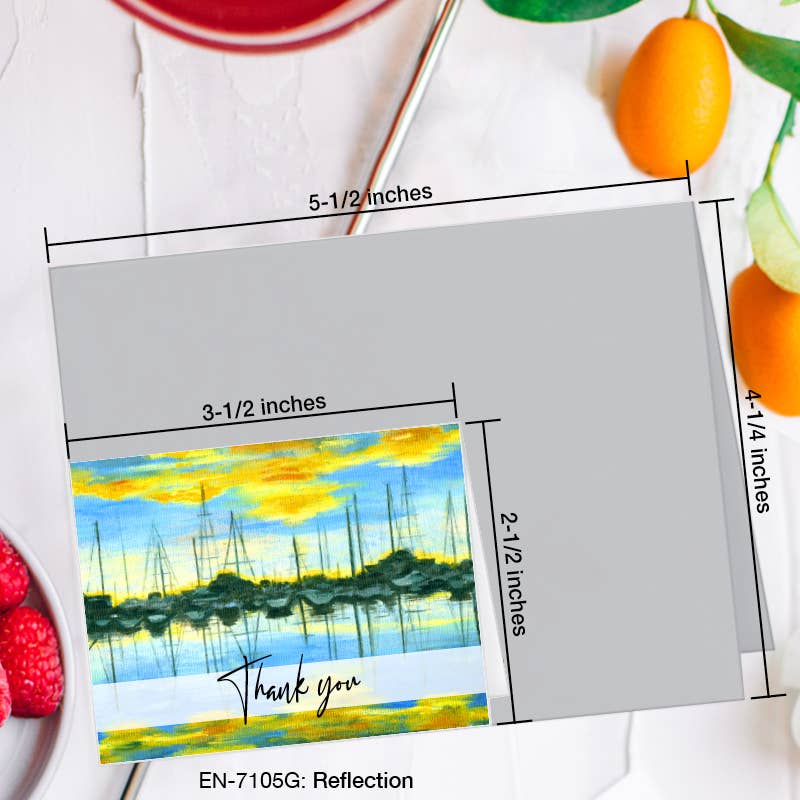 Reflection, Greeting Card (7105G), Enclosure Card, www.printedcanvas.com