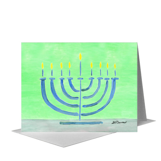 Festival of Lights, Greeting Card (#8561A) A2 Card Front, www.printedcanvas.com