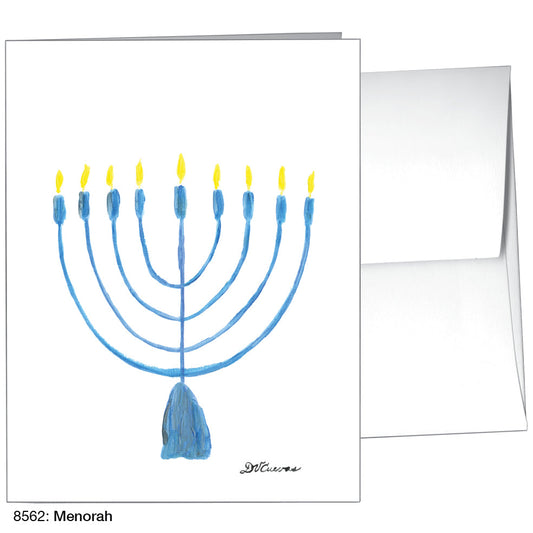 Menorah, Greeting Card (8562), A2, printedcanvas.com