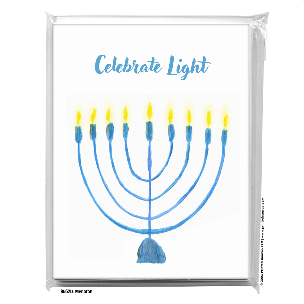 Menorah, Greeting Card (#8562D)