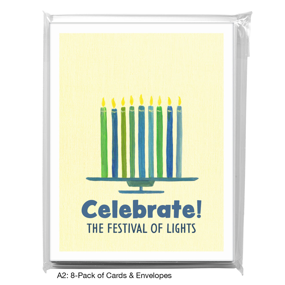 Hanukkah, Greeting Card (8563A)