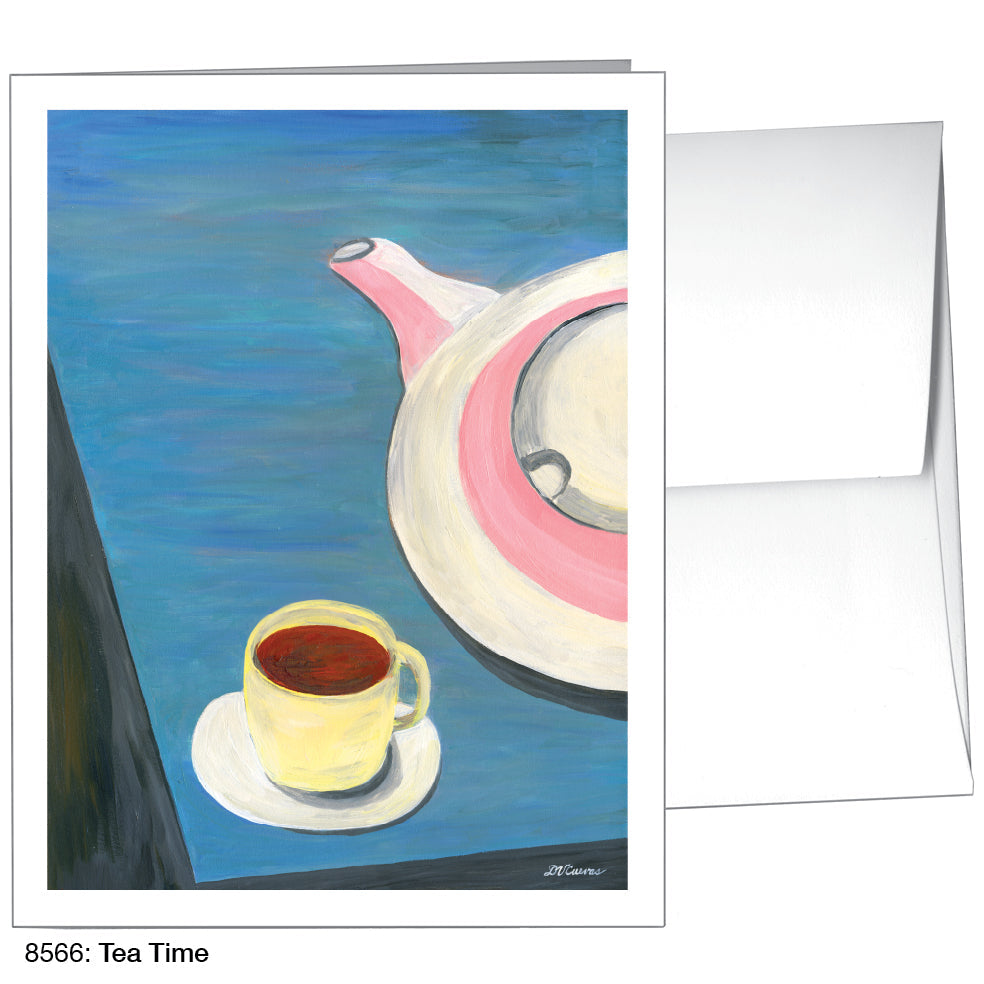 Tea Time, Greeting Card (8566), A2, printedcanvas.com