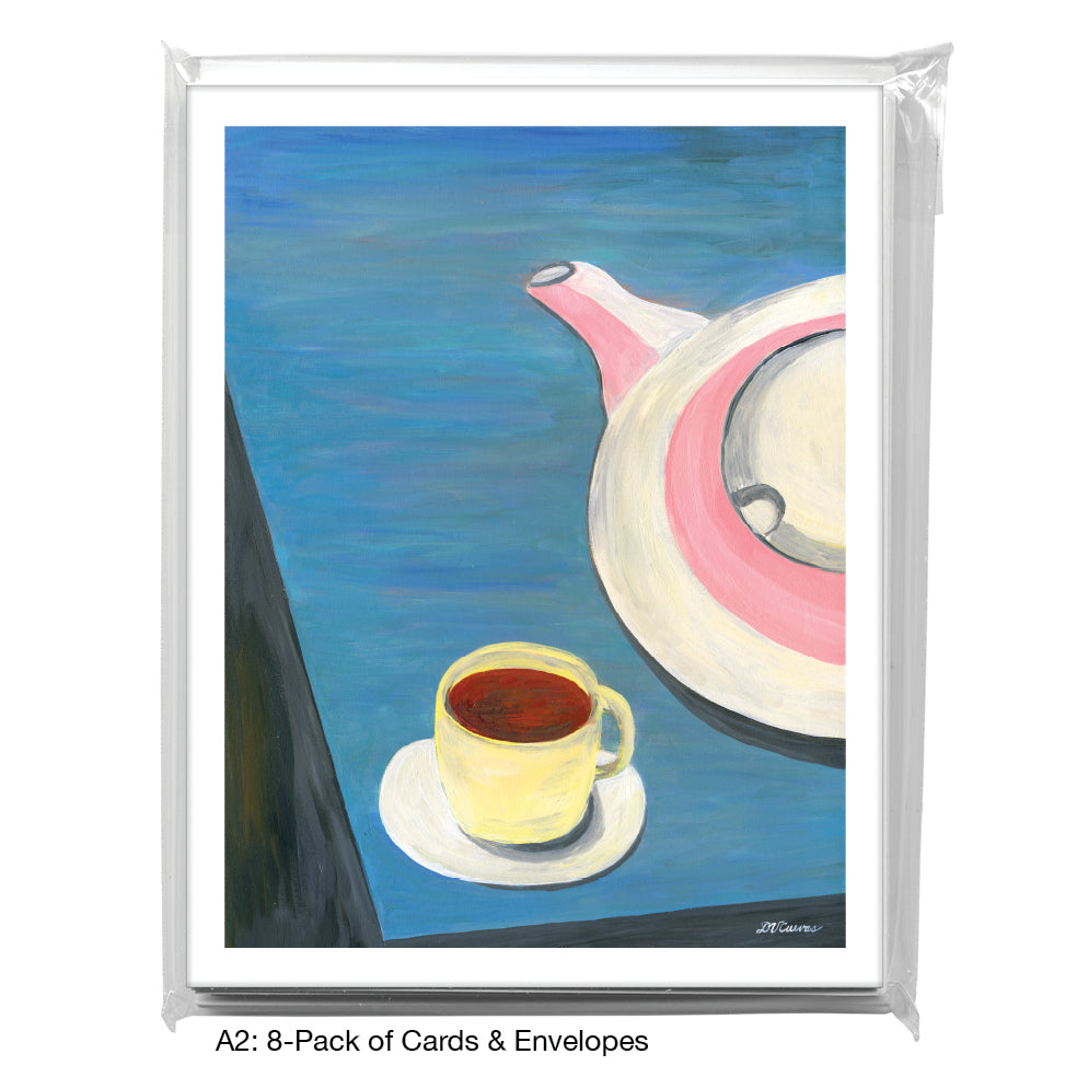 Tea Time, Greeting Card (8566), A2 8-Pack, printedcanvas.com