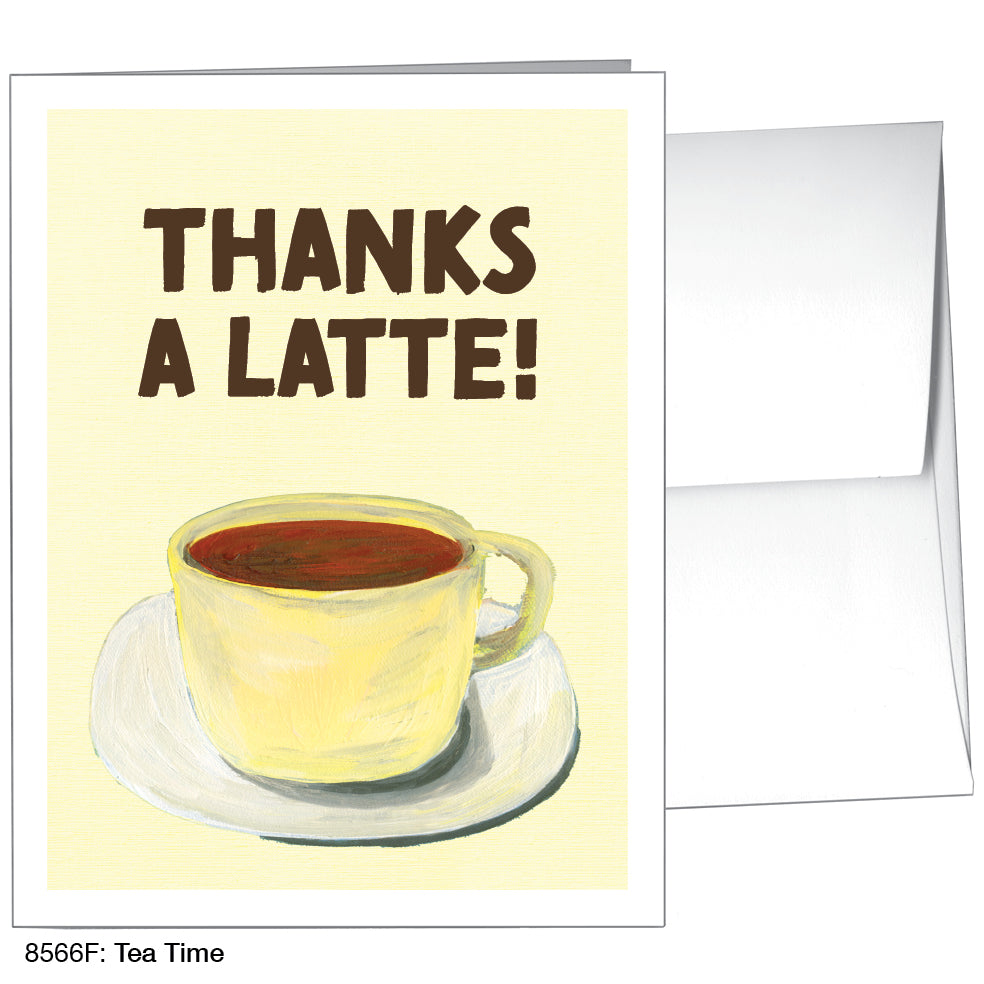 Tea Time, Greeting Card (8566F), A2, printedcanvas.com