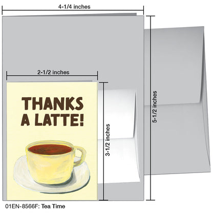 Tea Time, Greeting Card (8566F), Enclosure, printedcanvas.com