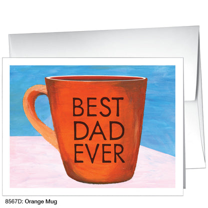 Orange Mug, Greeting Card (8567D), A2, printedcanvas.com